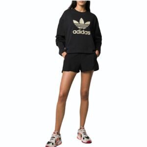 Women’s Adidas Crop Crew Neck Long sleeve Black XS